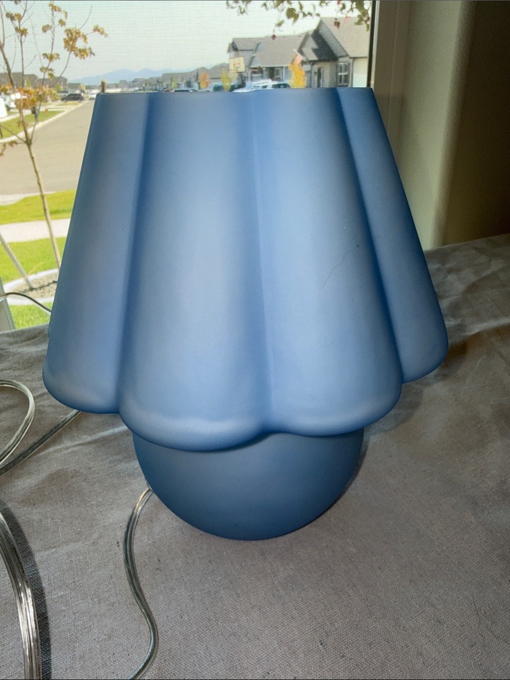 Urban Outfitters Asher Glass Table Lamp